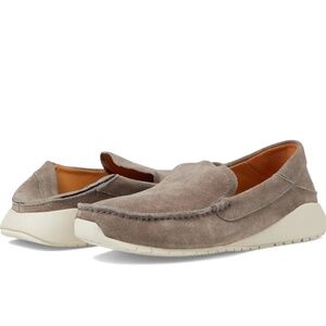 NEW Olukai KA’A Loafer Mens Size 13 Gray Leather Suede Slip On Casual Shoes